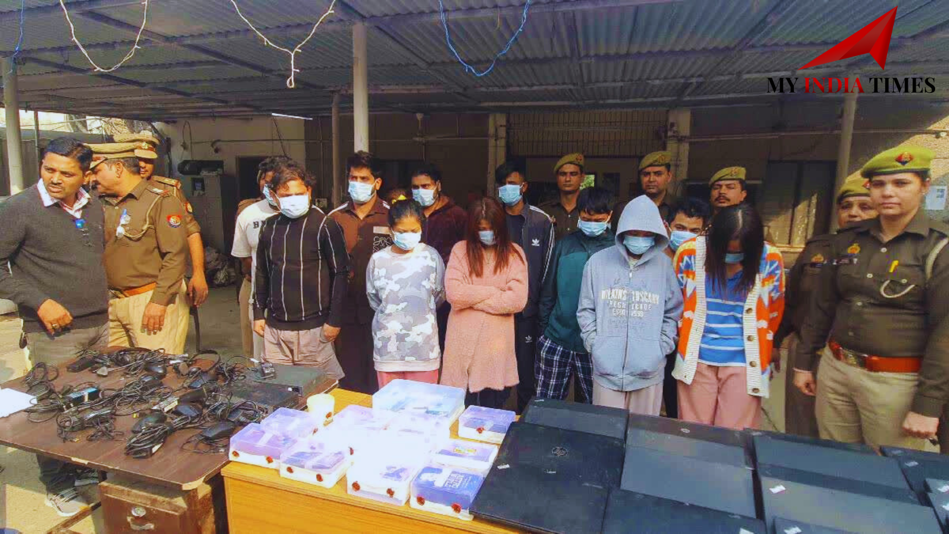 Noida Police Uncover Global Fraud Network: 18 US e-SIMs Used for Cross-Border Scams